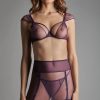 Lingerie Maison Close Skirts | L'Amoureuse Mini Skirt With Suspenders Purple