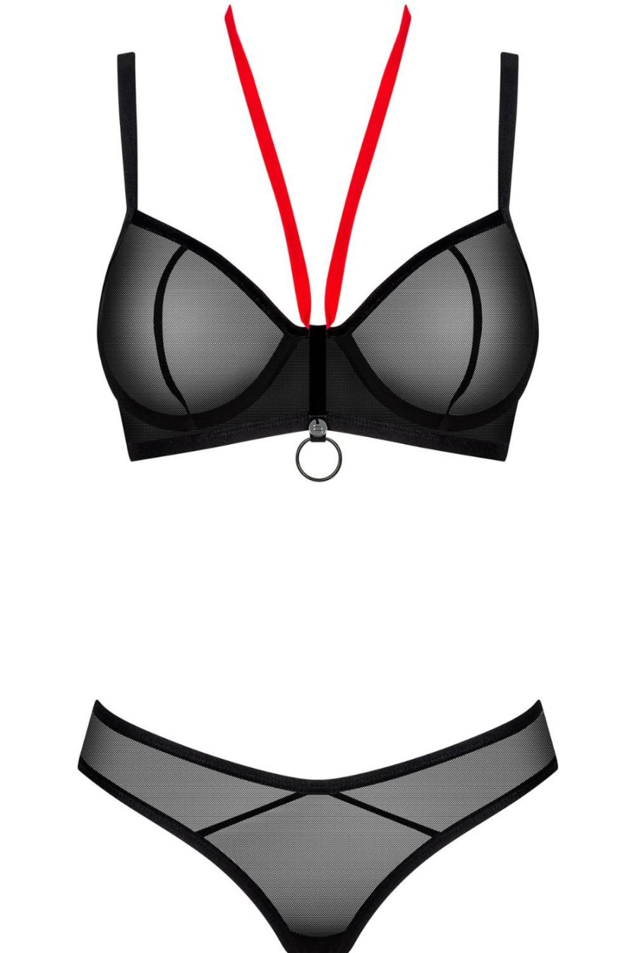 Bras Obsessive | Glandez Bra & Thong Black