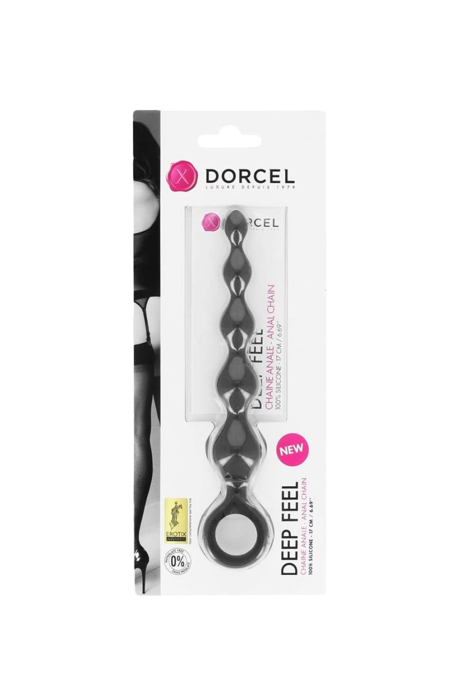 Pleasure Dorcel | Deep Feel Anal Beads Grey