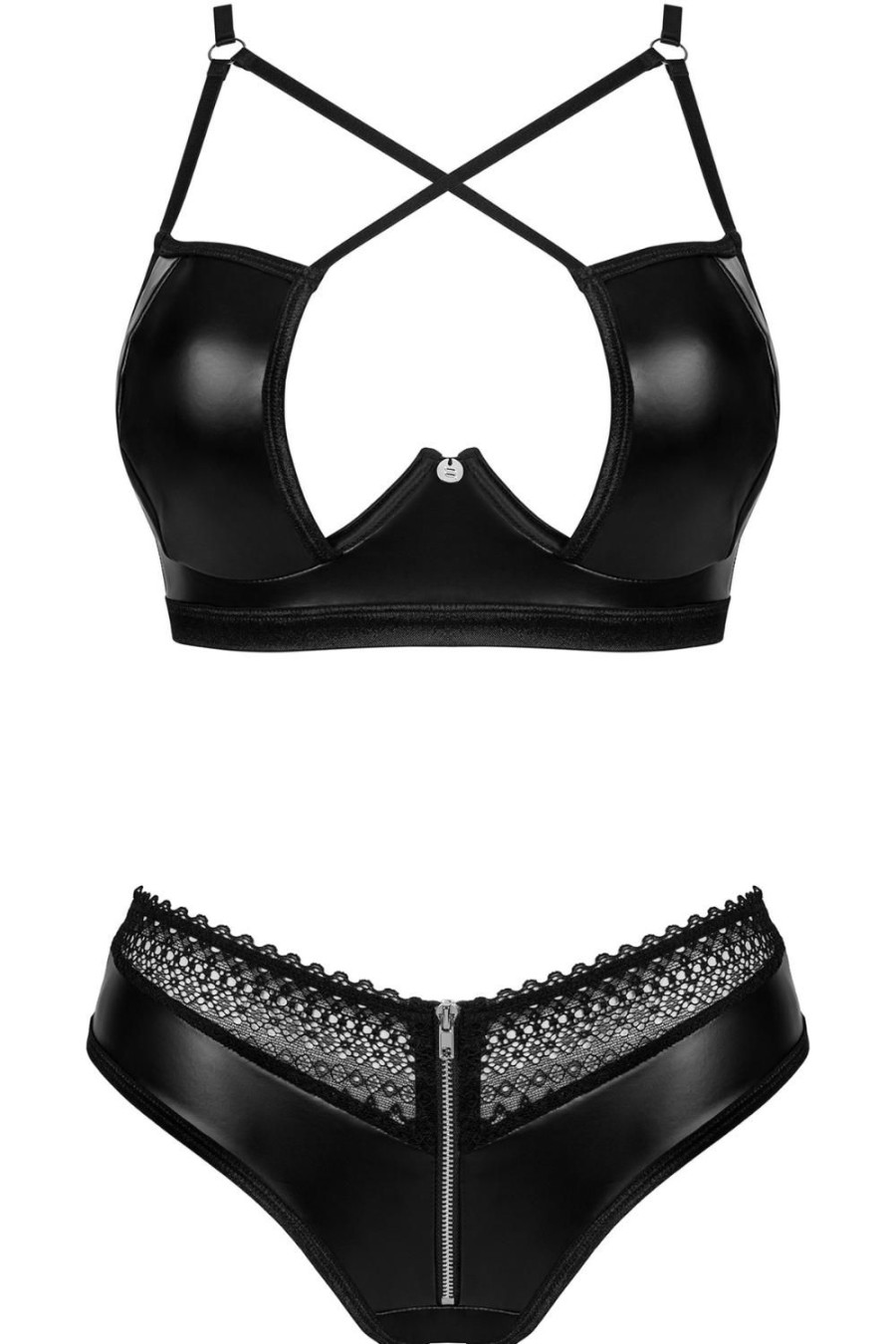 Lingerie Obsessive Lingerie Sets | Norides Wire Bra & Brief Black