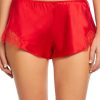 Nightwear Sainted Sisters | Scarlett Silk French Knicker, Size S (Uk 10) Scarlet Red