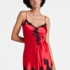 Nightwear Aubade | Toi Mon Amour Silk Nightie Rouge Passion