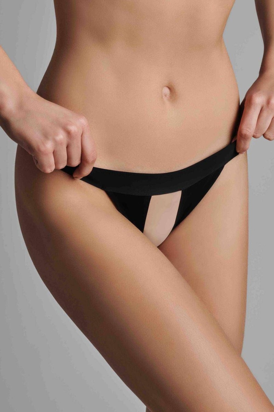 Knickers Maison Close | Tapage Nocturne Open Thong Black