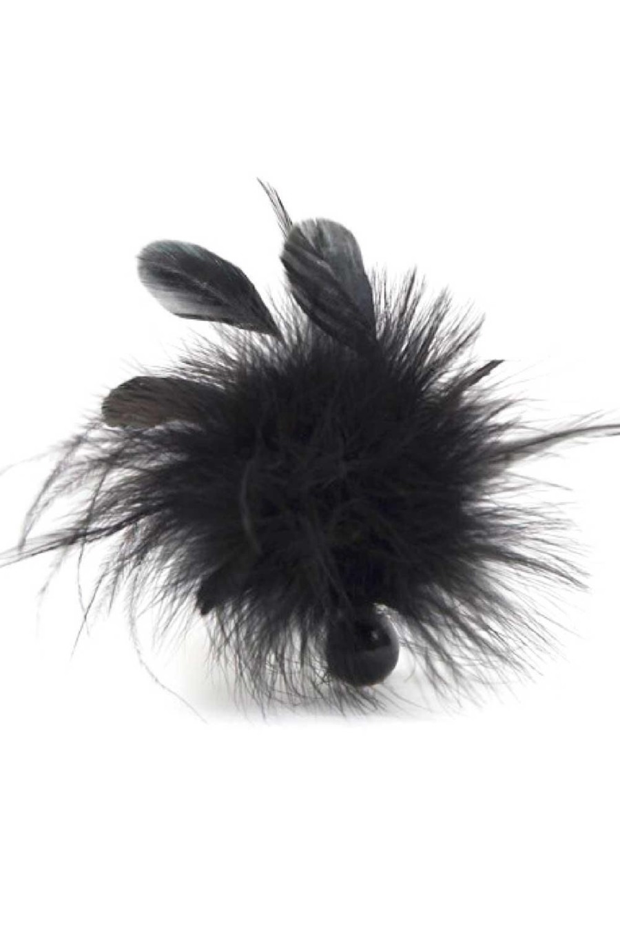 Pleasure Bijoux Indiscrets | Pom Pom Feather Tickler Black