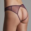 Lingerie Maison Close Briefs | L'Amoureuse Open Back Brief Purple