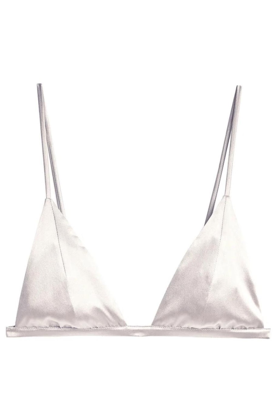 Bras Fleur Du Mal | Luxe Triangle Bra Ivory