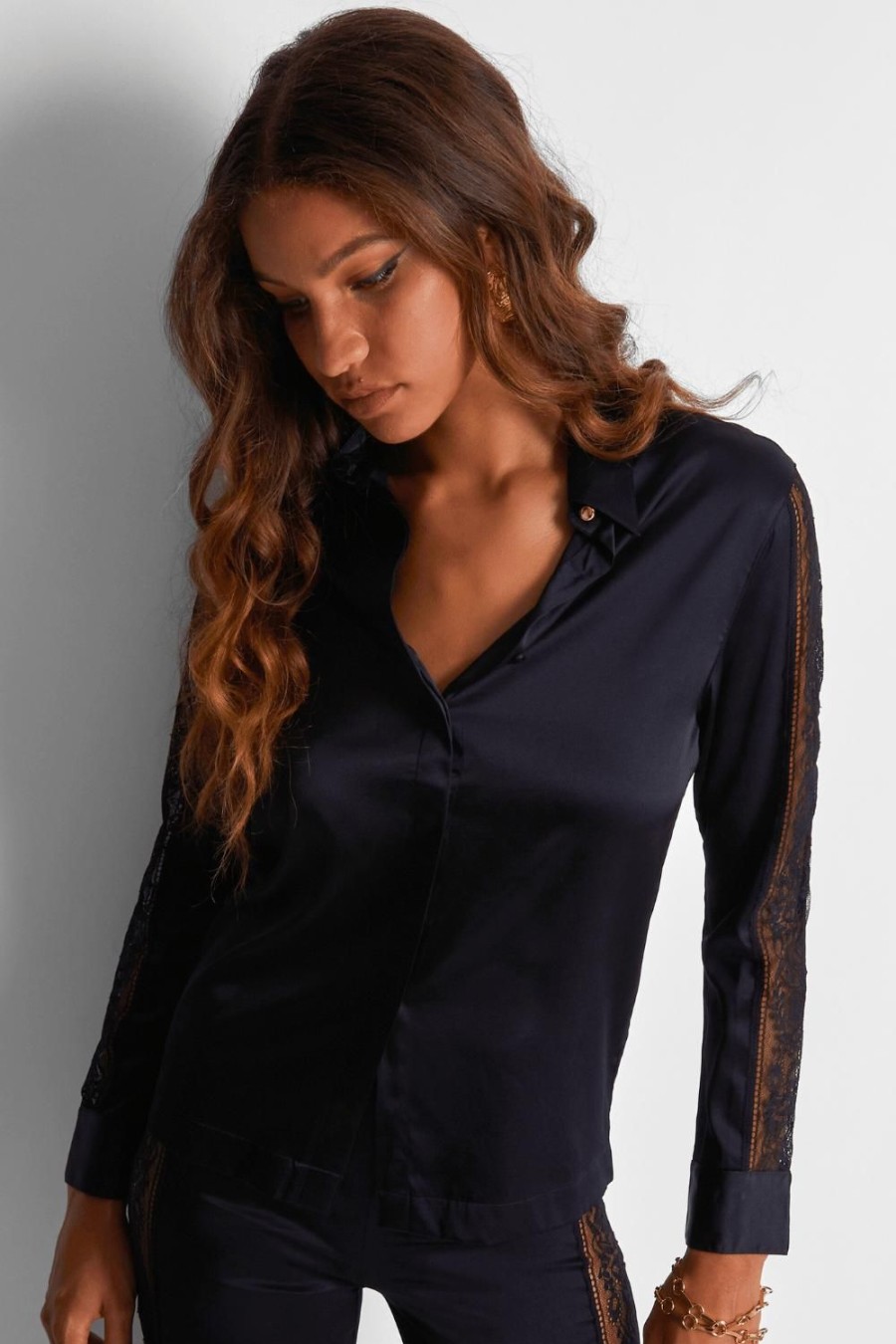 Nightwear Aubade | Midnight Whisper Blouse Black