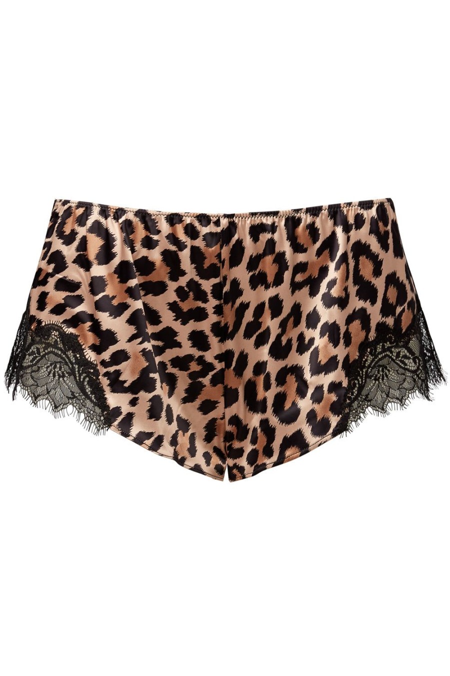 Nightwear Sainted Sisters | Scarlett Silk French Knicker Animal/Black