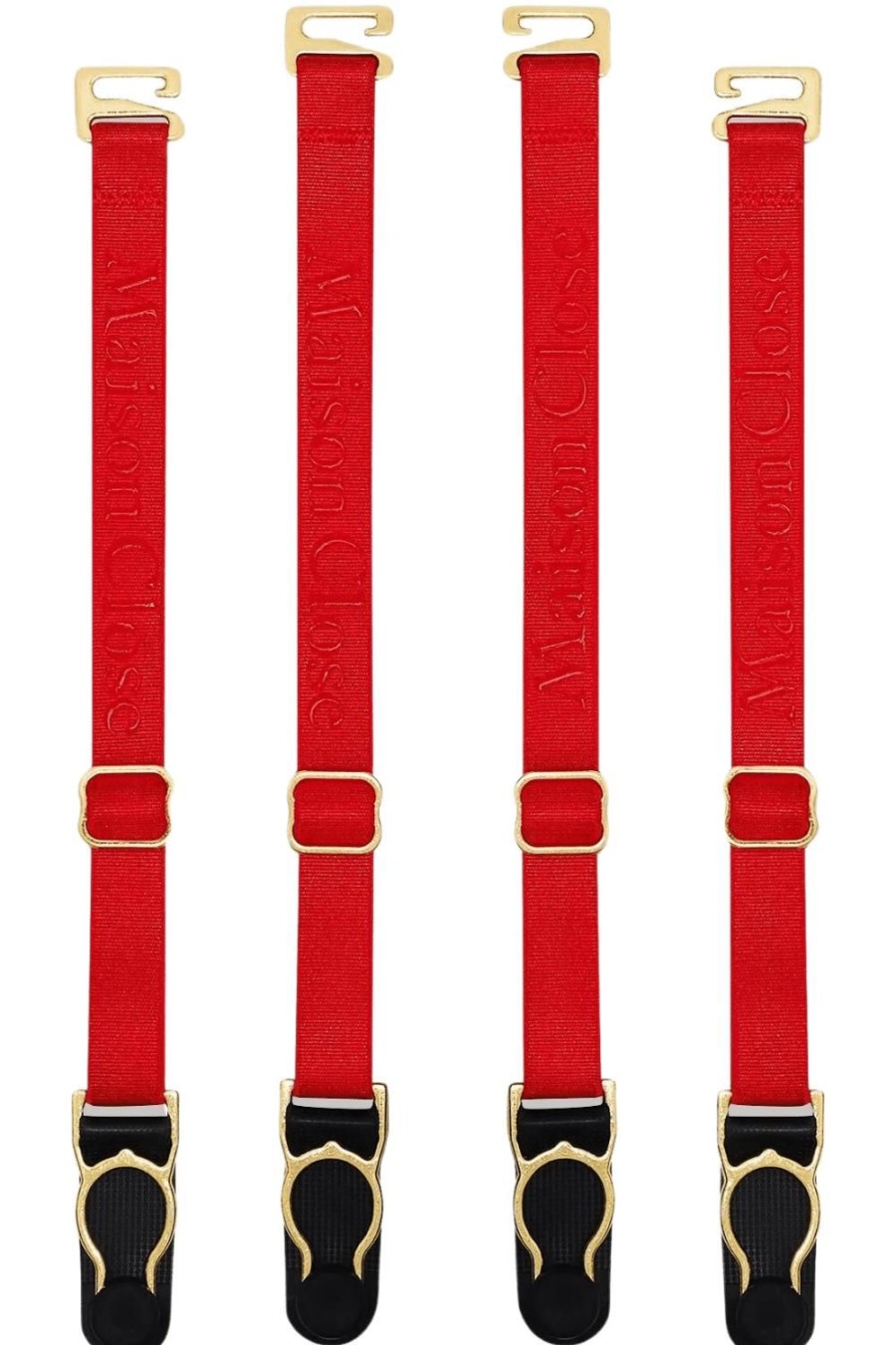 Accessories Maison Close Suspender Straps | Signature Suspender Straps Red