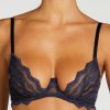 Bras Coco de Mer | Muse - Margot Plunge Bra Navy