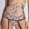 Lingerie Lise Charmel Suspender Belts | Follement Sexy Waspie Nude/Black