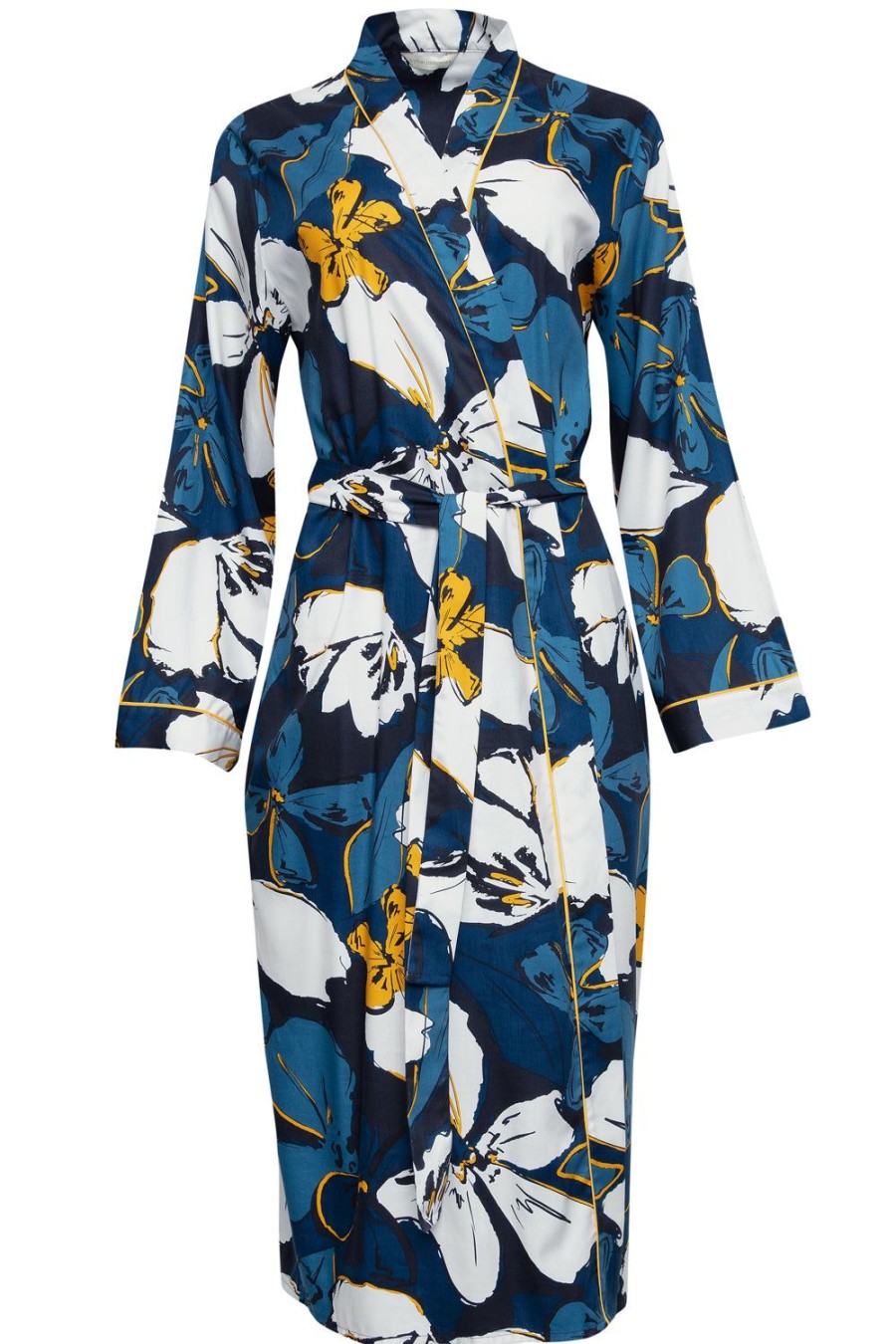 Nightwear Cyberjammies | Verity Floral Print Long Dressing Gown Multi