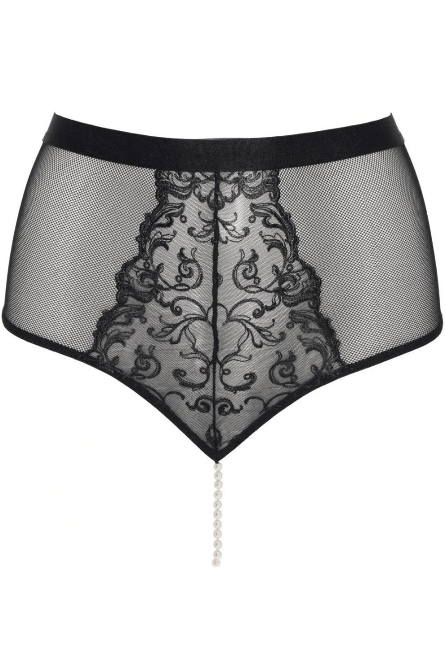 Lingerie Bracli Sheer Lingerie | Vienna High Waist Brief Black