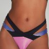 Swimwear Agent Provocateur | Mazzy Bikini Bottom Pink/Cobalt