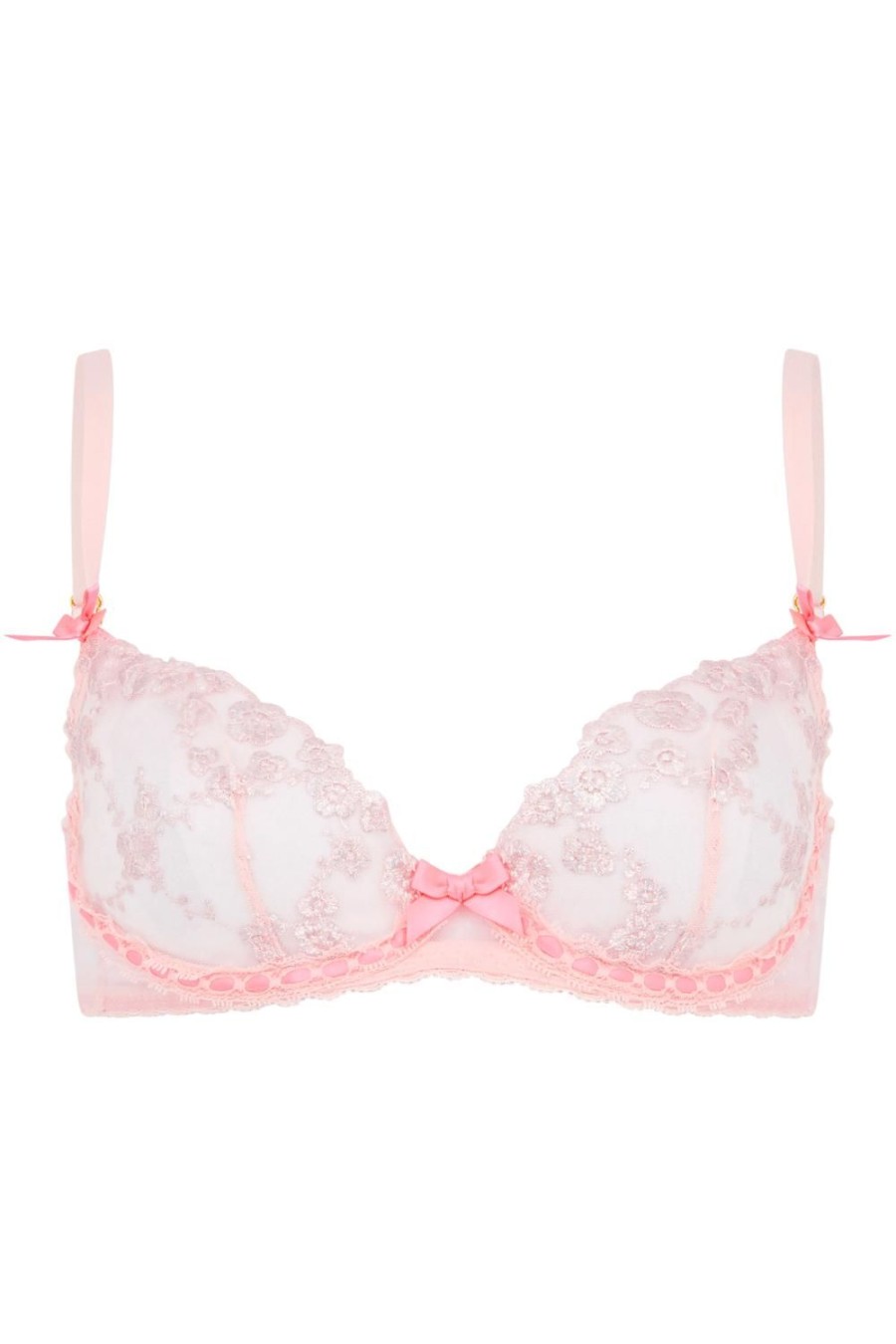 Bras Agent Provocateur | Adelie Plunge Underwired Bra Pink