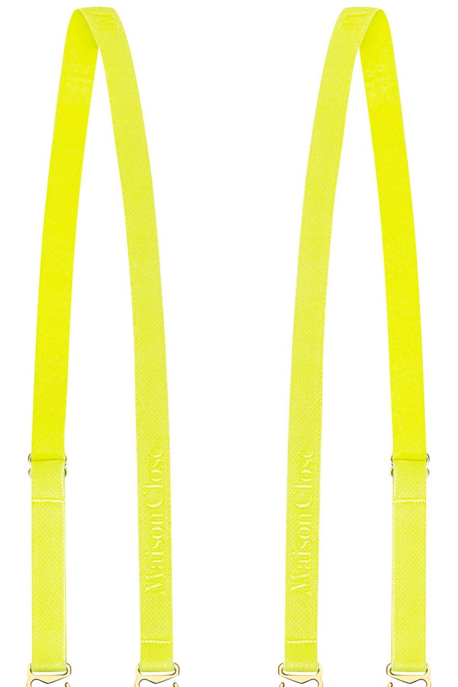 Accessories Maison Close Bra Shoulder Straps | Signature Shoulder Straps Neon Yellow