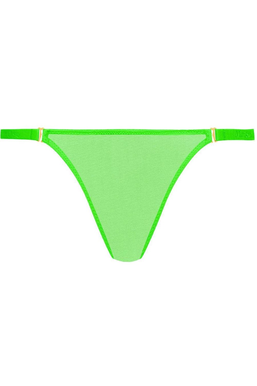 Knickers Maison Close | Corps A Corps Mini Thong Neon Green