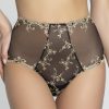 Lingerie Lise Charmel Briefs | Deesse En Glam High Waist Brief Black/Gold