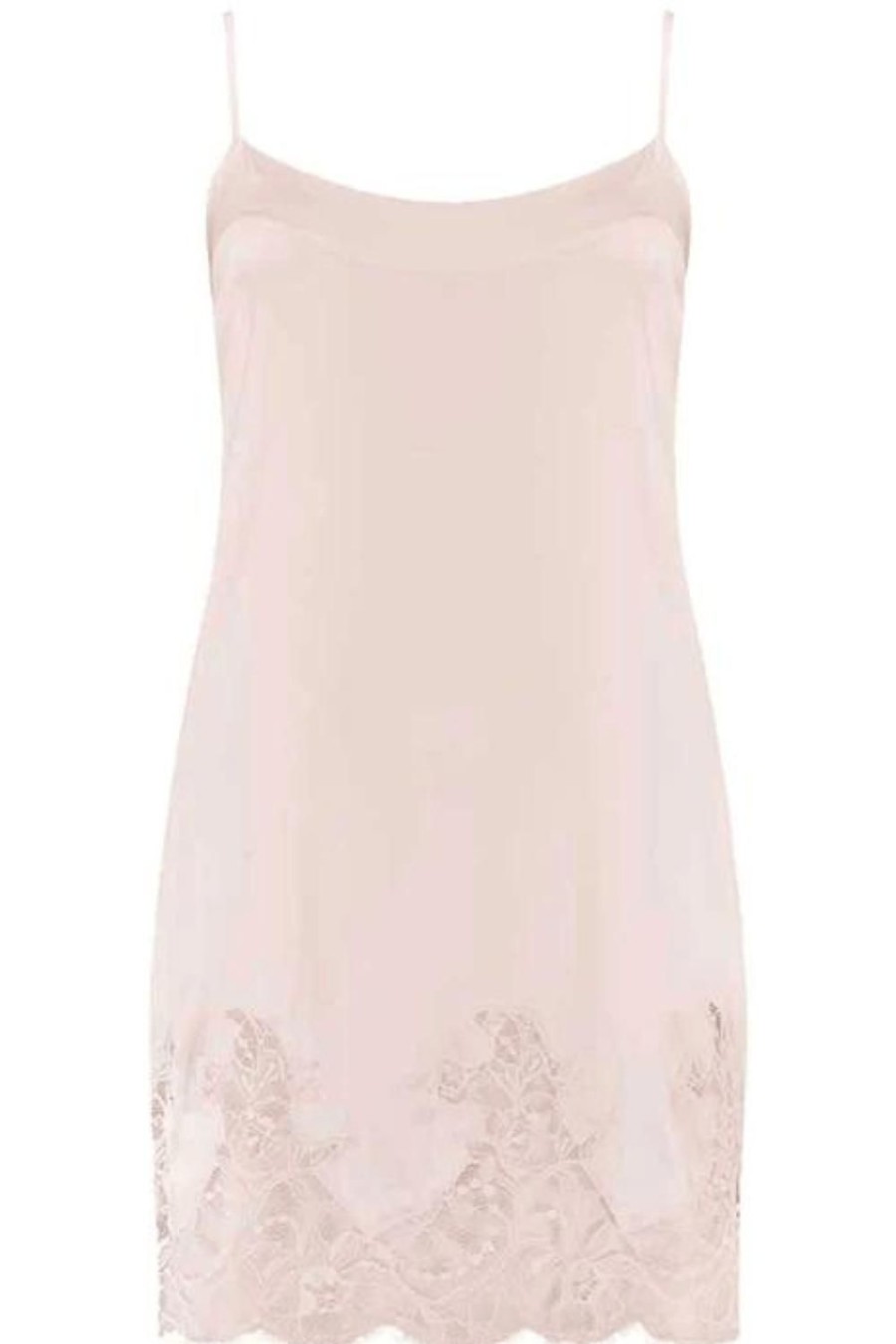 Lingerie Fleur of England Babydolls | Signature Silk & French Lace Babydoll, Size L (Uk 12-14) Blush