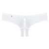 Lingerie Obsessive Thongs | Alabastra Crotchless Thong White