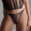 Lingerie Maison Close Thongs | L'Amoureuse Mini Thong Black