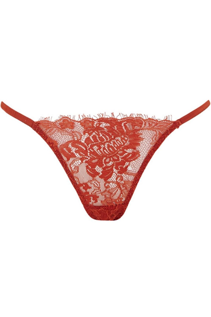 Lingerie Coco de Mer Briefs | Muse - Valerie Brazilian Knicker Amber