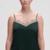 Nightwear Simone Pérèle | Satin Secrets Camisole Kolsai Green