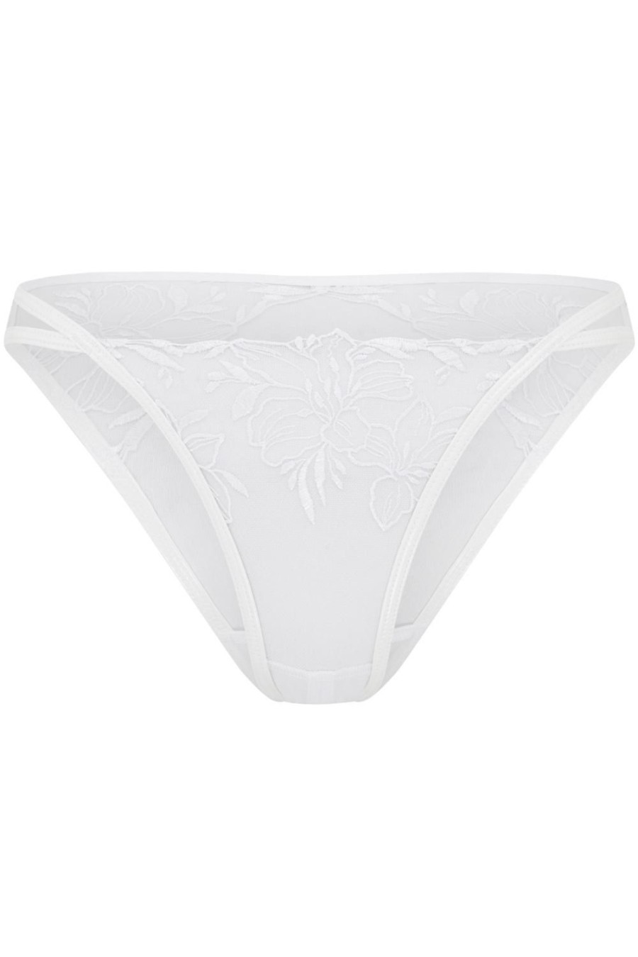 Lingerie Agent Provocateur Briefs | Ozella Ouvert White