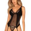 Lingerie Obsessive Lingerie Sets | Nesari Corset & Thong Black