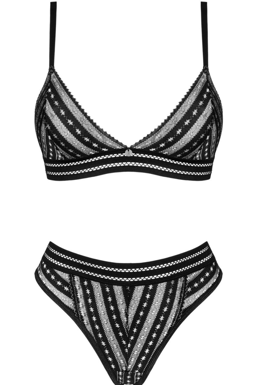 Lingerie Obsessive Lingerie Sets | Natilya Bra & Brief Black