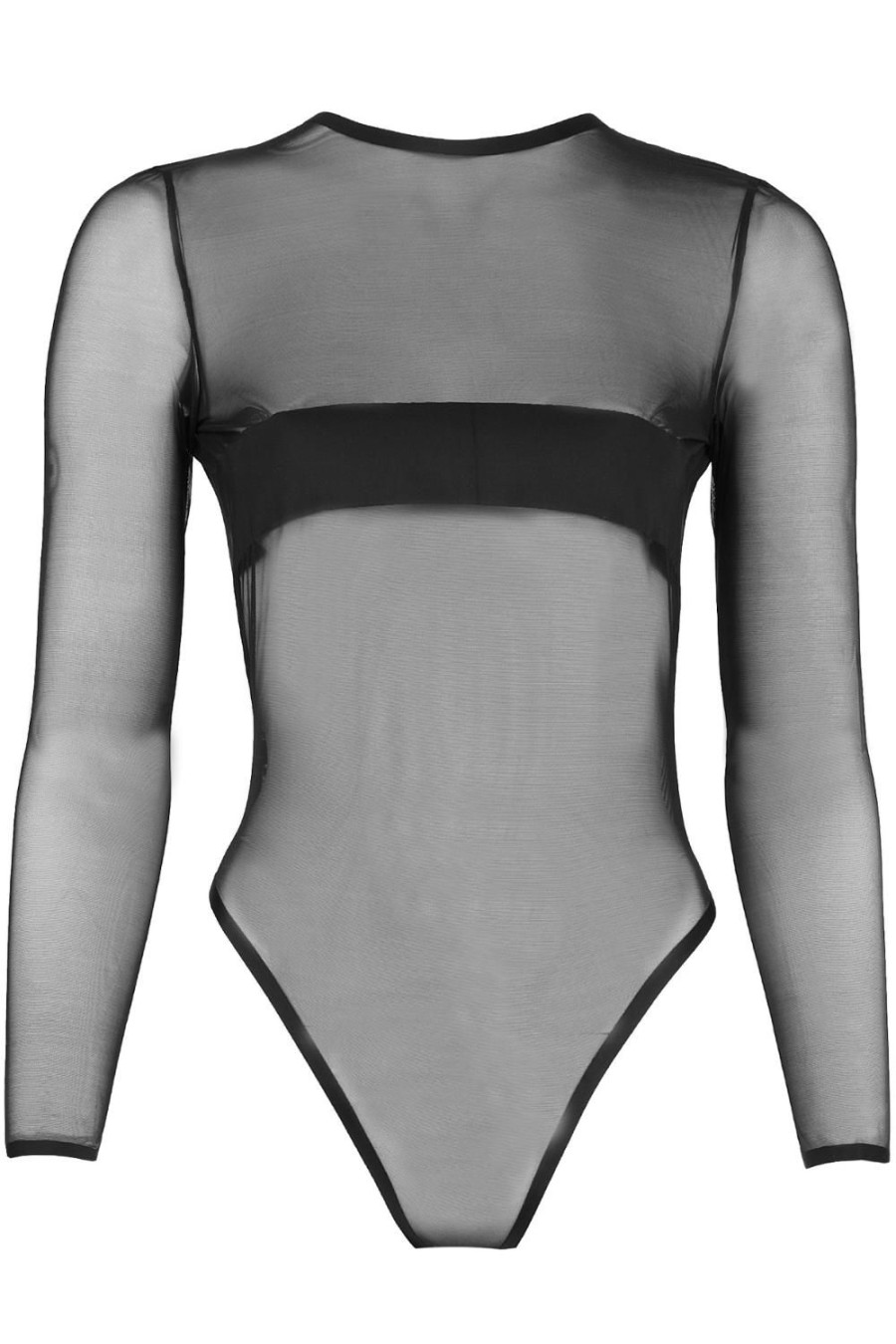 Lingerie Atelier Amour Bodysuits & Playsuits | Insoutenable Legerete Long Sleeve Thong Body Black