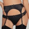 Lingerie Agent Provocateur Suspender Belts | Ryan Suspender Black