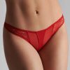 Lingerie Maison Close Ouvert Knickers | Accroche Coeur Openable Thong Red