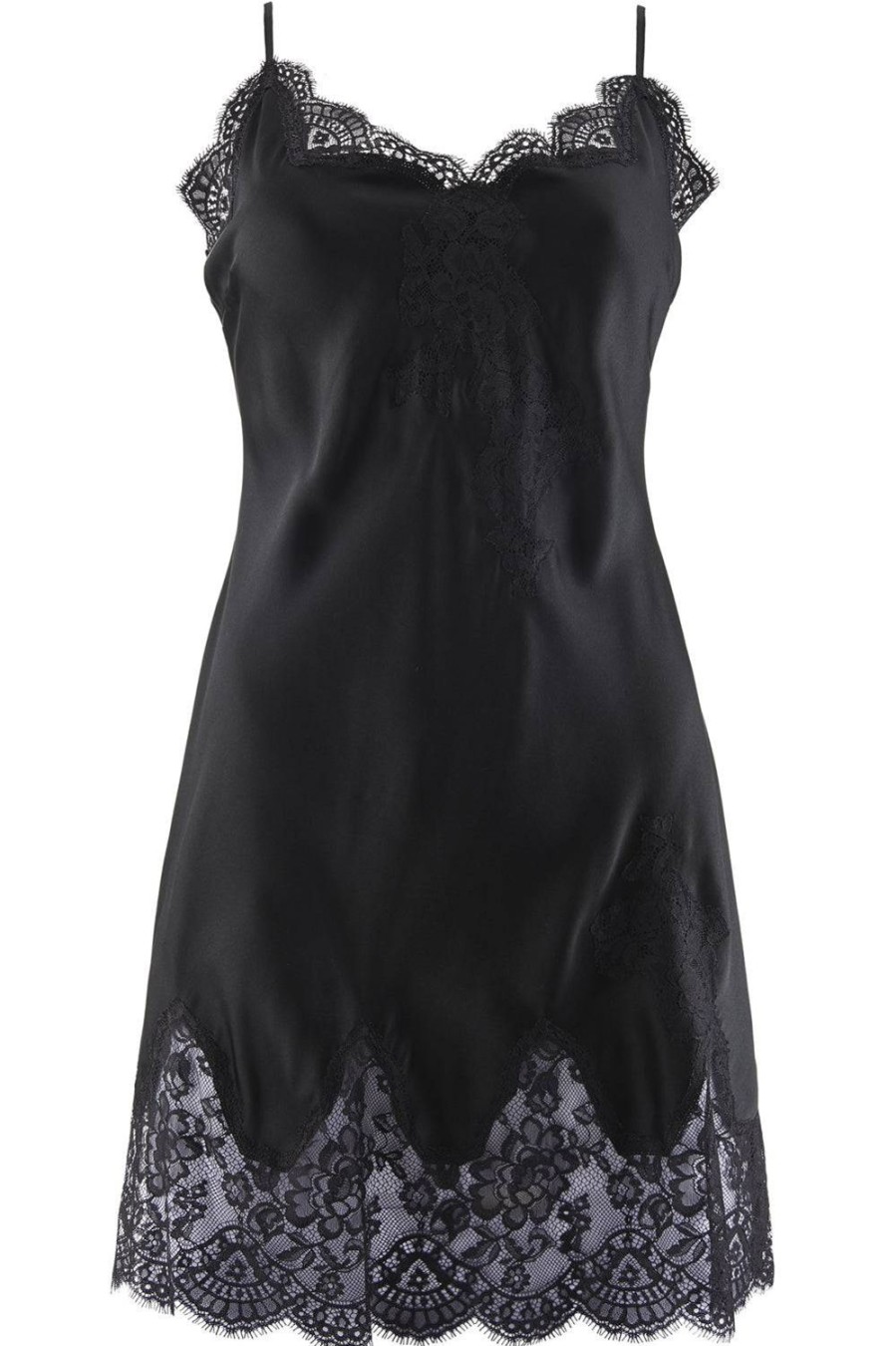 Nightwear Aubade | Toi Mon Amour Silk Nightie Black