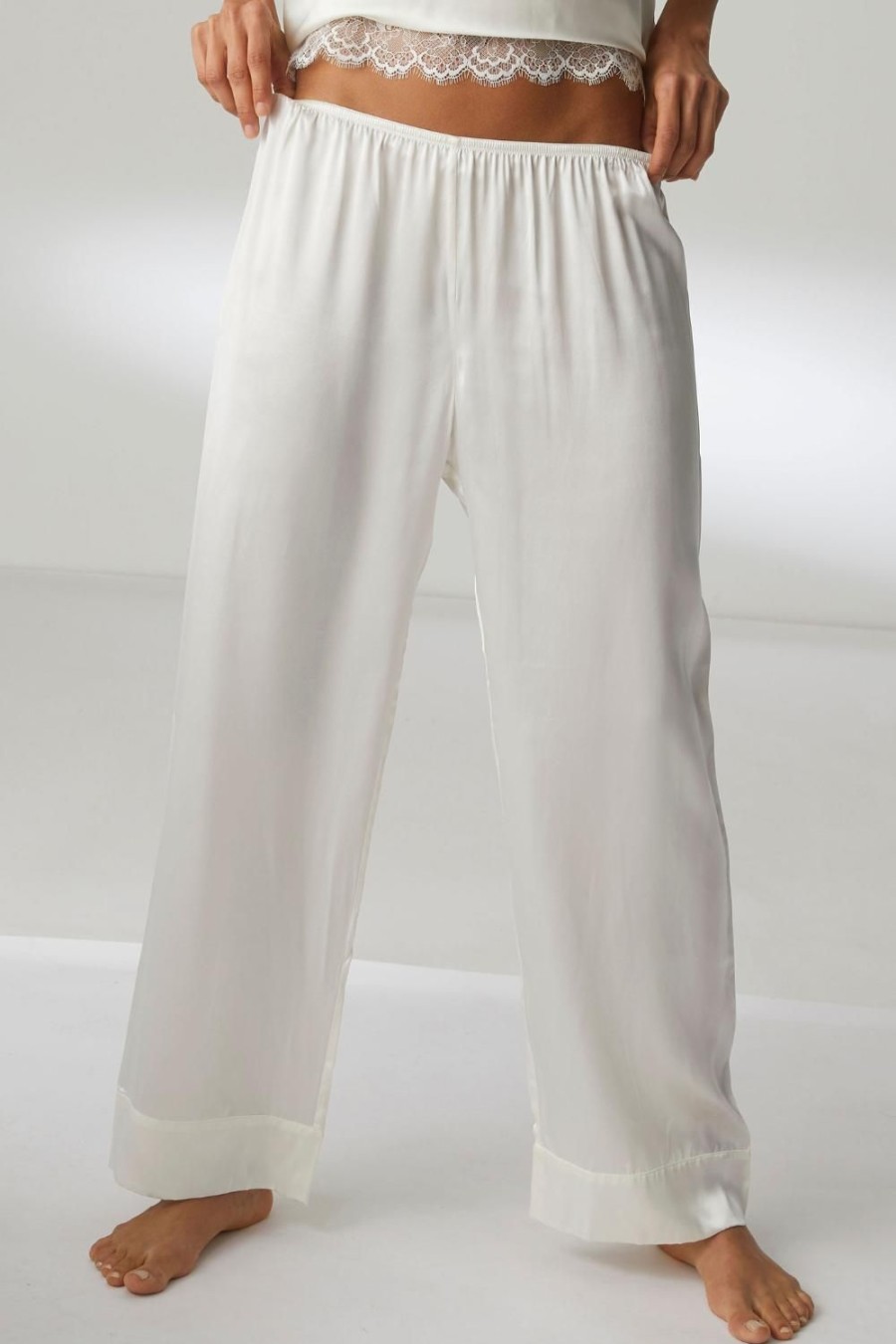 Nightwear Simone Pérèle | Dream Silk Pants Natural