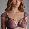 Bras Maison Close | L'Amoureuse Open Multi-Position Scarf Bra Purple