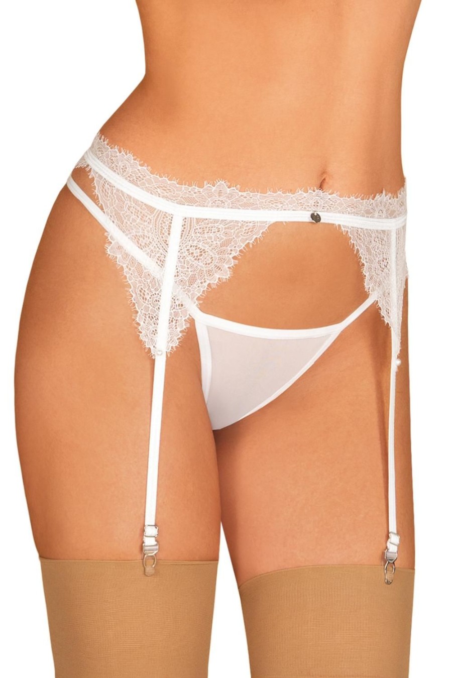 Lingerie Obsessive Suspender Belts | Bianelle Suspender White