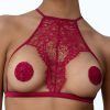 Bras Coco de Mer | Astrantia Open Soft Cup Bra Crimson