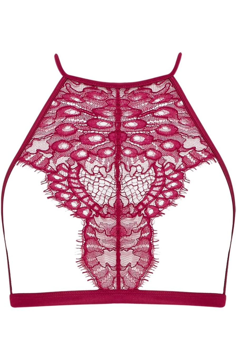 Bras Coco de Mer | Astrantia Open Soft Cup Bra Crimson