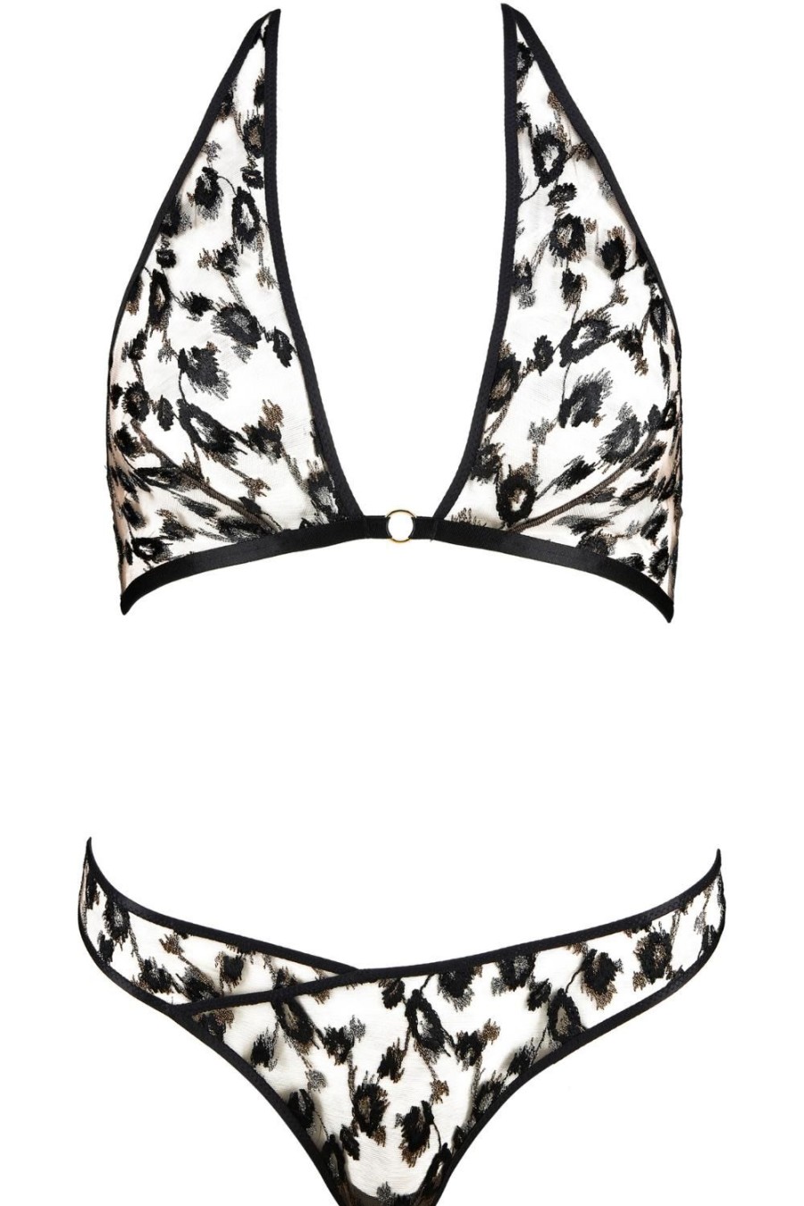 Lingerie Aubade 2 Piece Sets | Absolutely Wild Bralet & Thong Metallic Fusion