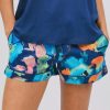 Nightwear Cyberjammies | Bea Floral Print Shorts Dark Blue Mix