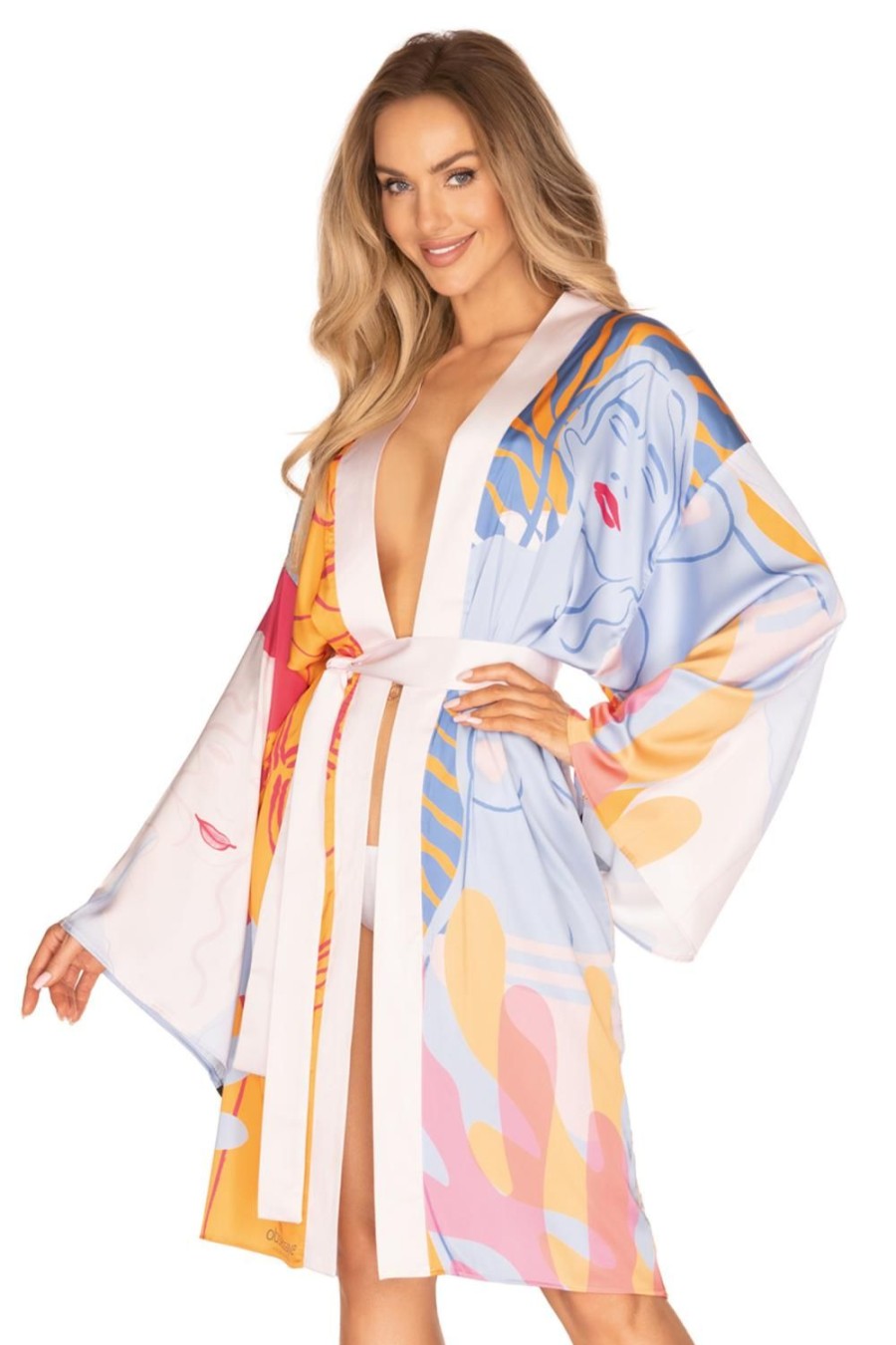 Nightwear Obsessive | Celenty Peignoir Multi