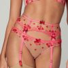 Lingerie Agent Provocateur Suspender Belts | Cupid Suspender Pink