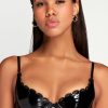 Bras Agent Provocateur | Zarya Pvc Underwired Plunge Bra Black