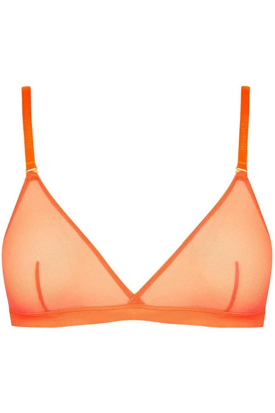 Bras Maison Close | Corps A Corps Triangle Bra Neon Orange