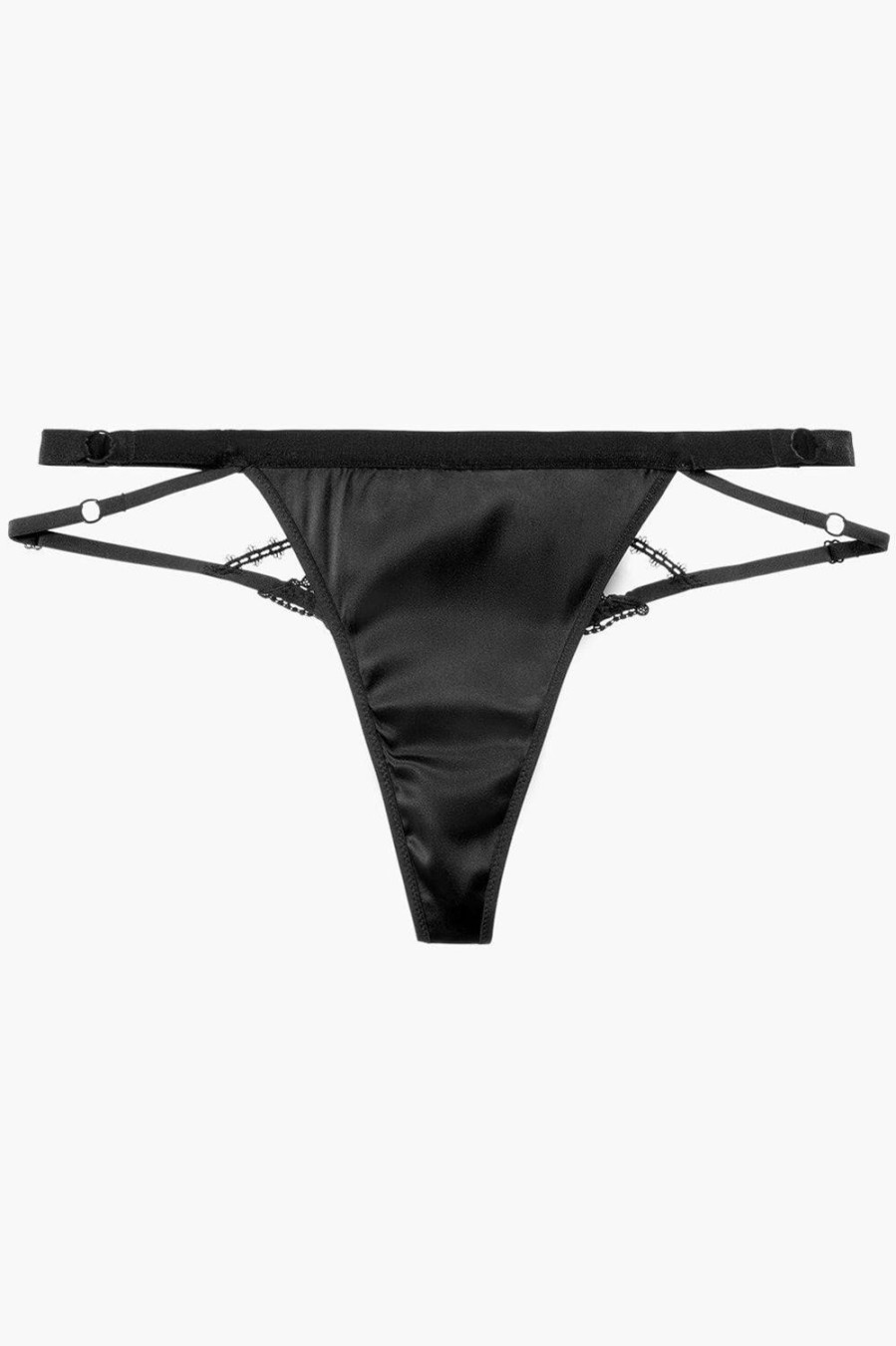 Lingerie Aubade Tangas | Boites A Desir Sweet Addiction Tanga Black