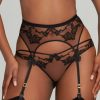 Lingerie Agent Provocateur Suspender Belts | Mirabelle Suspender Black