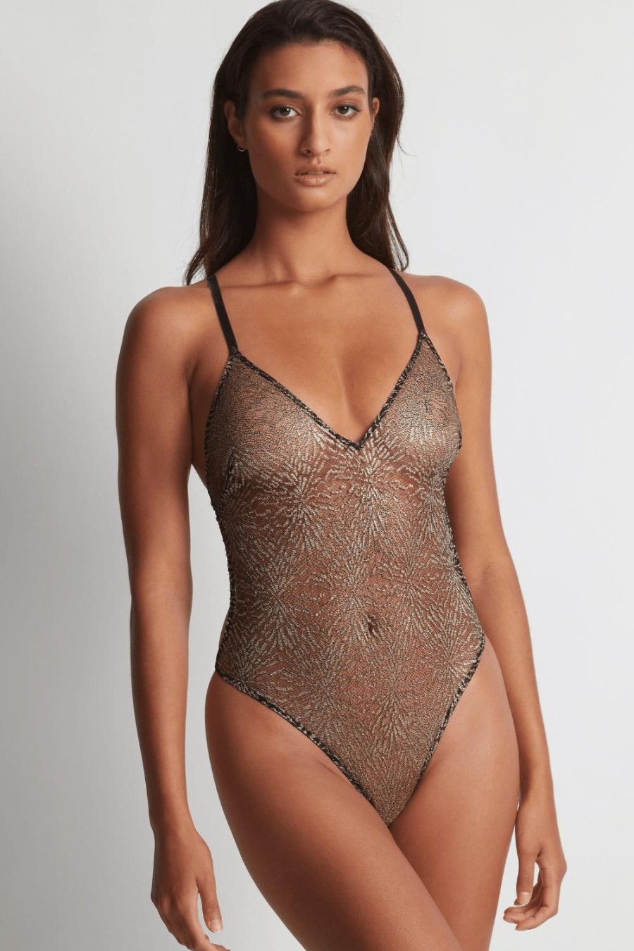 Lingerie Aubade Bodysuits & Playsuits | Nuit Sauvage Bodysuit Fireworks