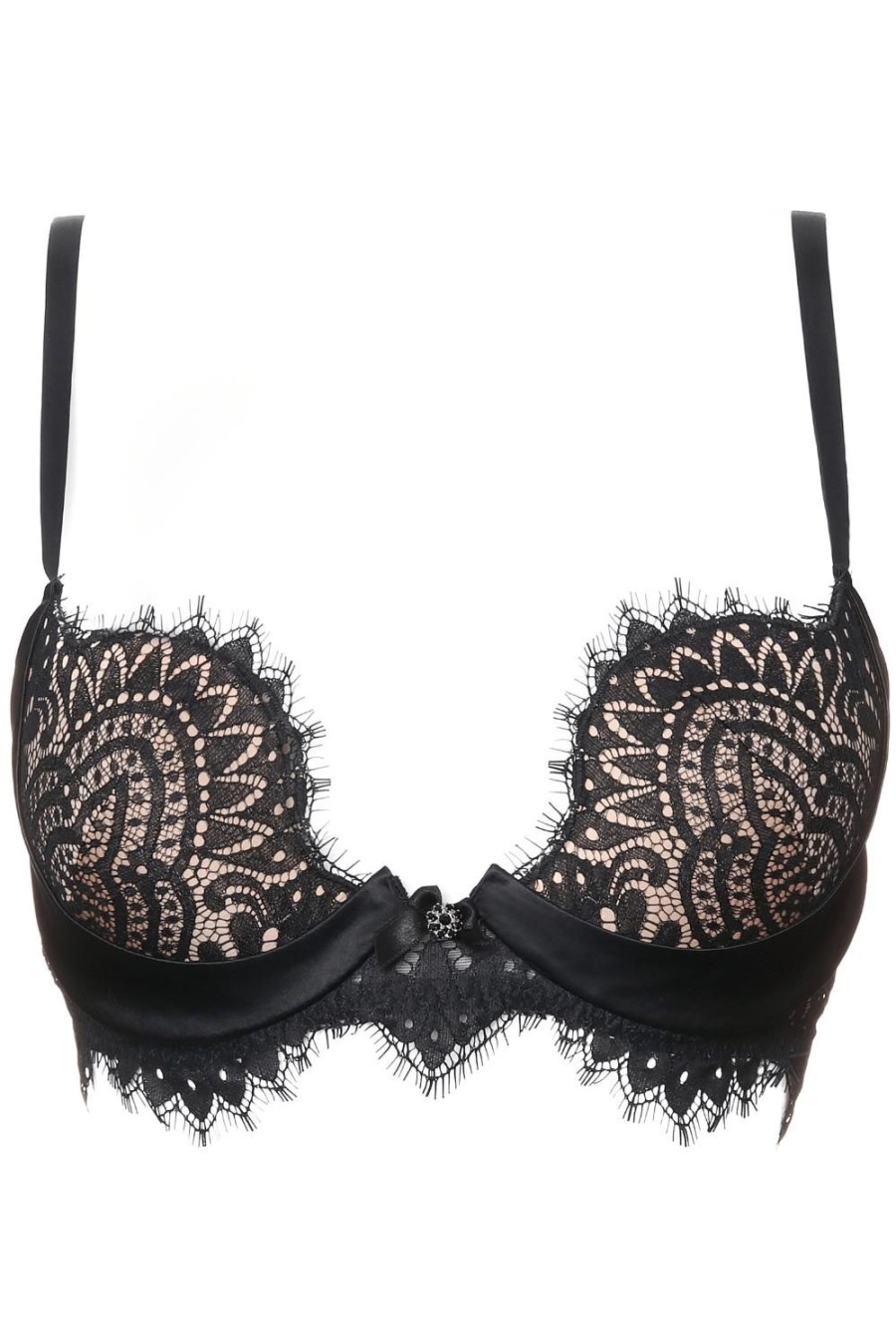 Bras Prelude | The Black Swan Push Up Bra Black/Nude