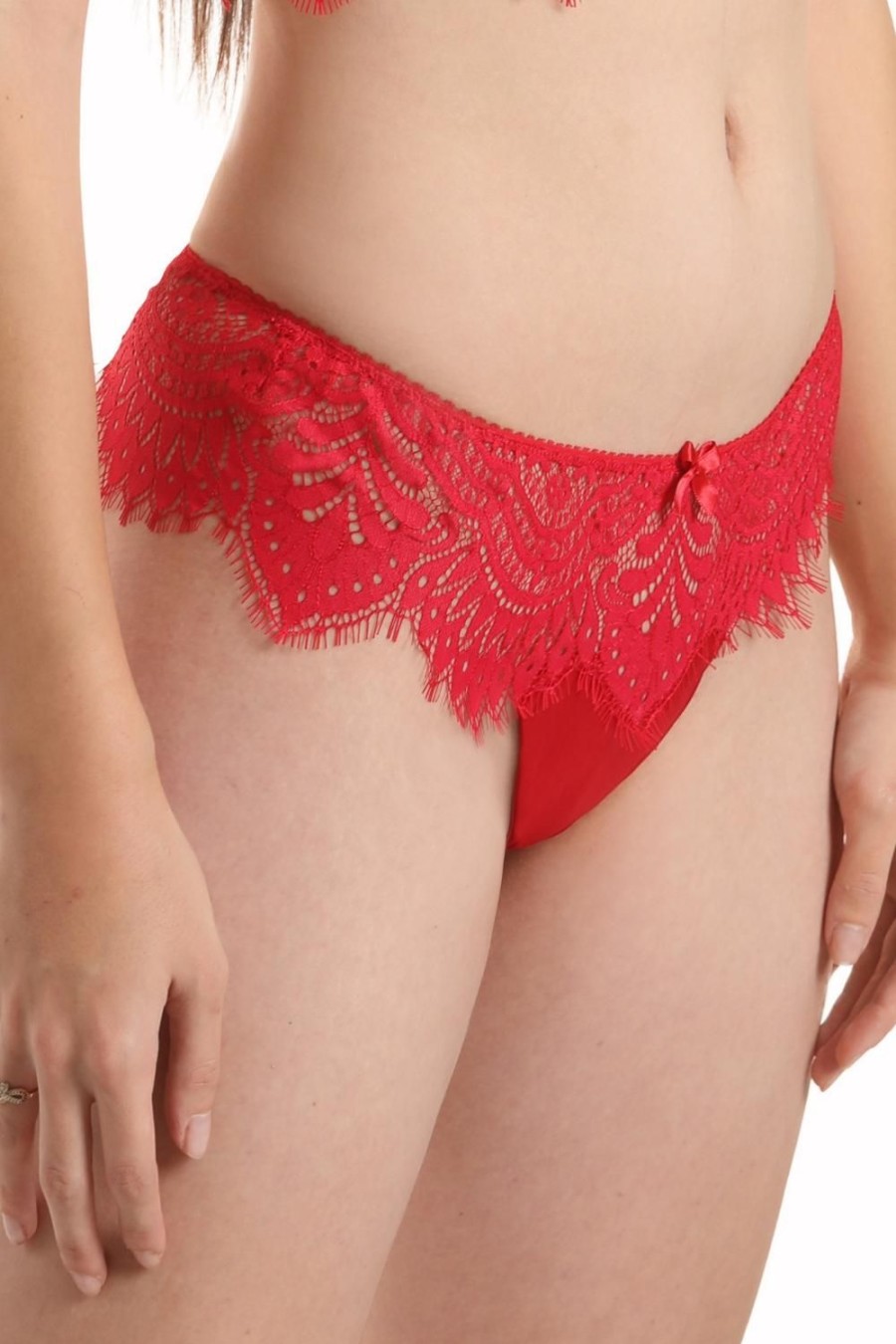 Lingerie Prelude Thongs | The Black Swan Thong Red